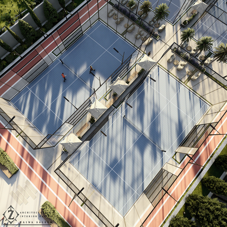 Padel 俱乐部设计丨约旦安曼-22