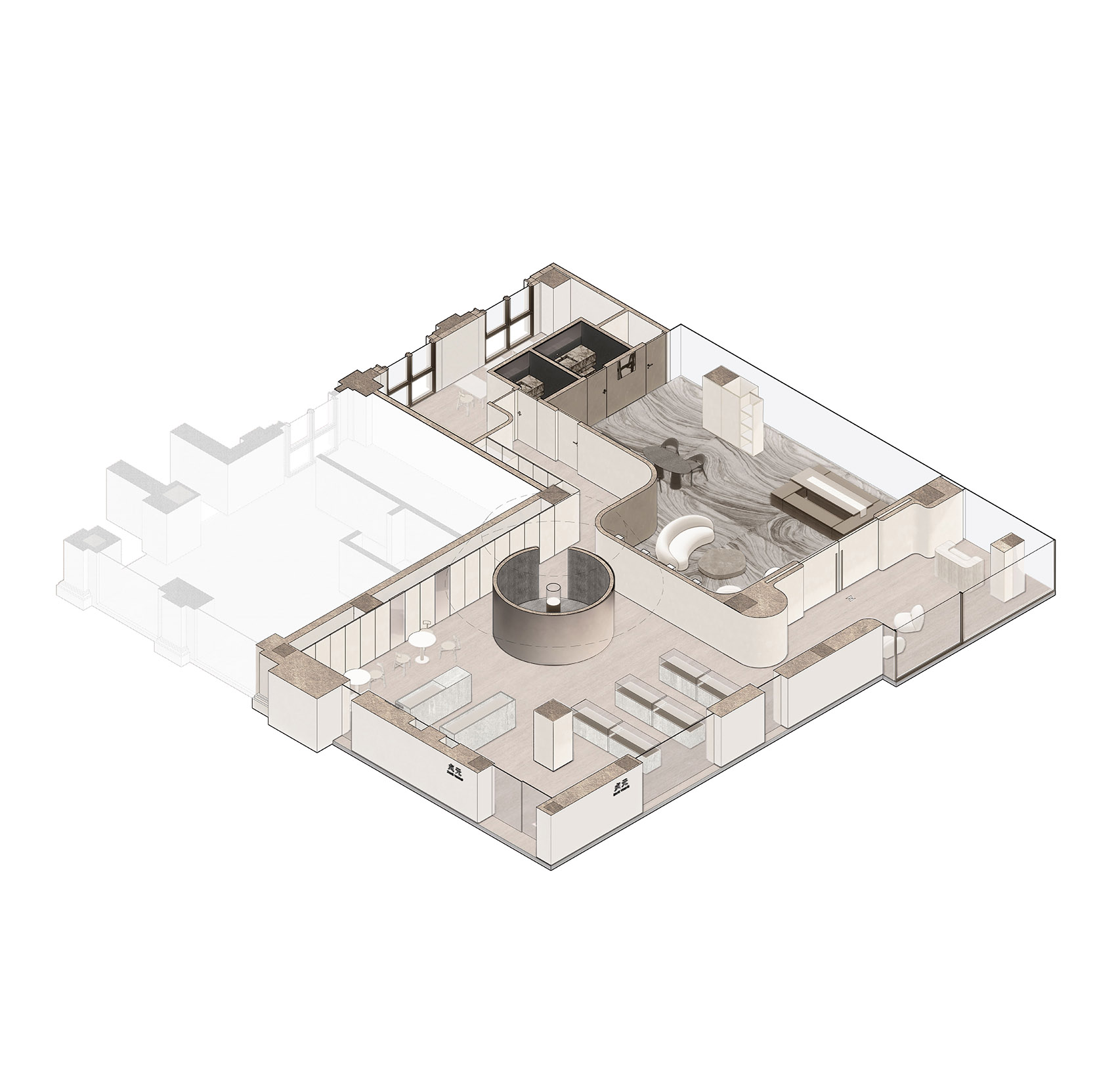 贞元珠宝云南展厅设计丨中国昆明丨F.O.G. Architecture-60
