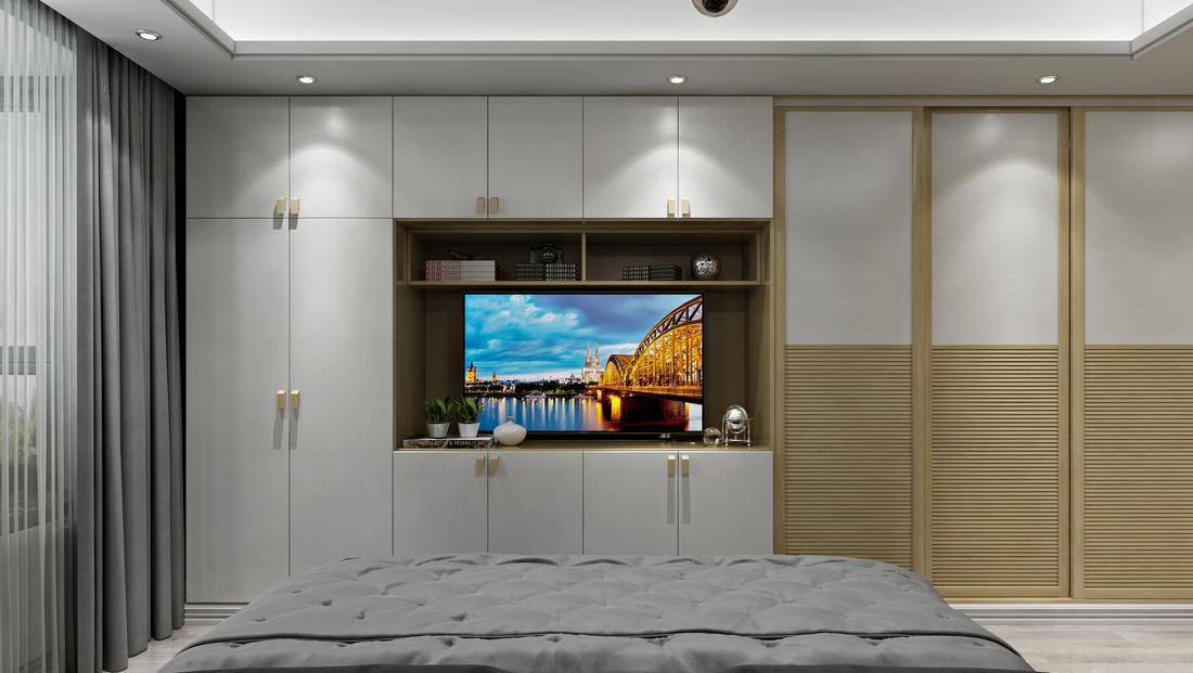 皮阿诺全屋定制 | 小空间大利用,温馨清爽三色搭配-56