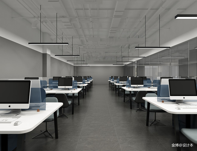 800万元办公空间1000平米装修案例丨臻宝寓设计-12