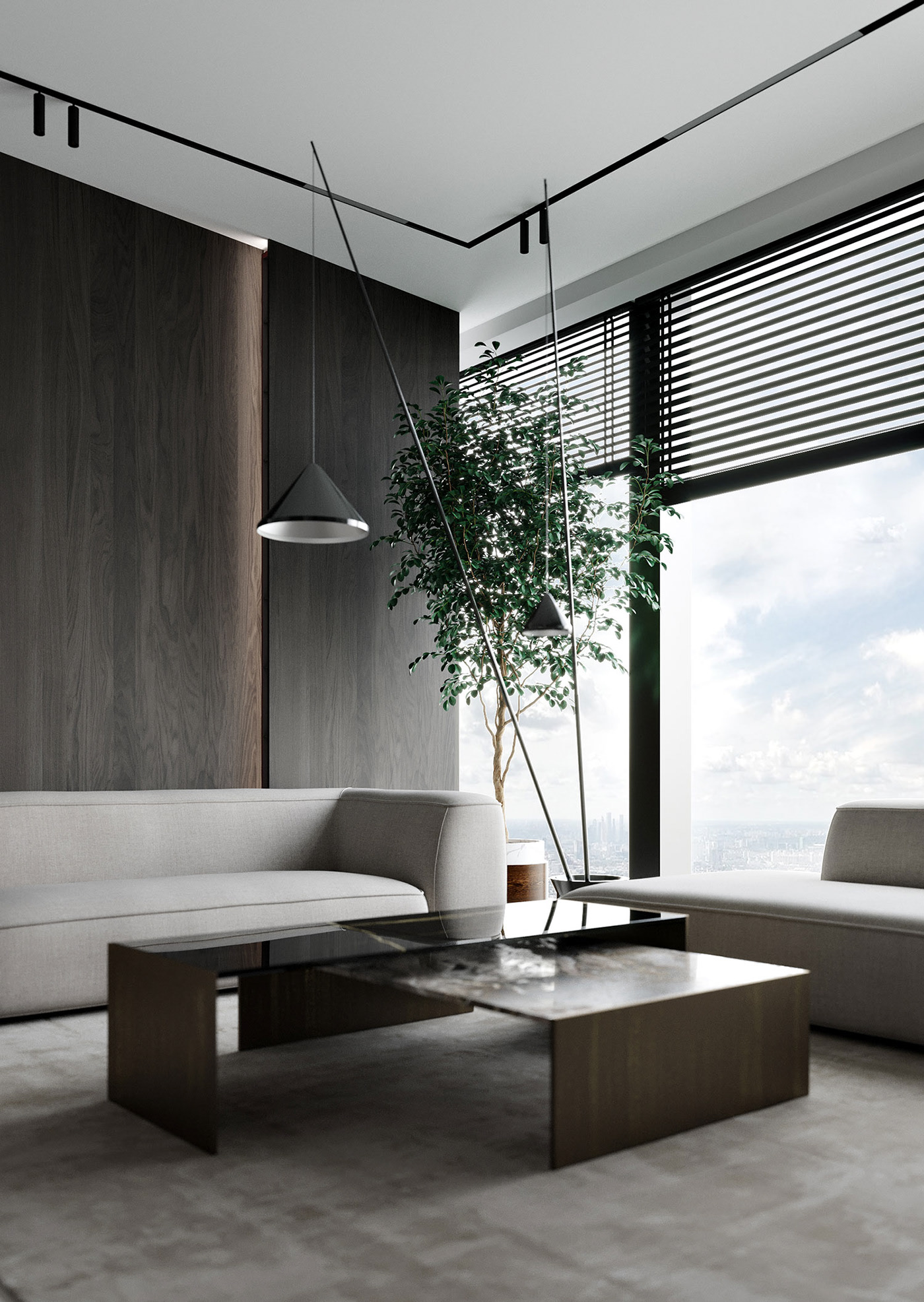 110平 现代简约 空间设计！-3