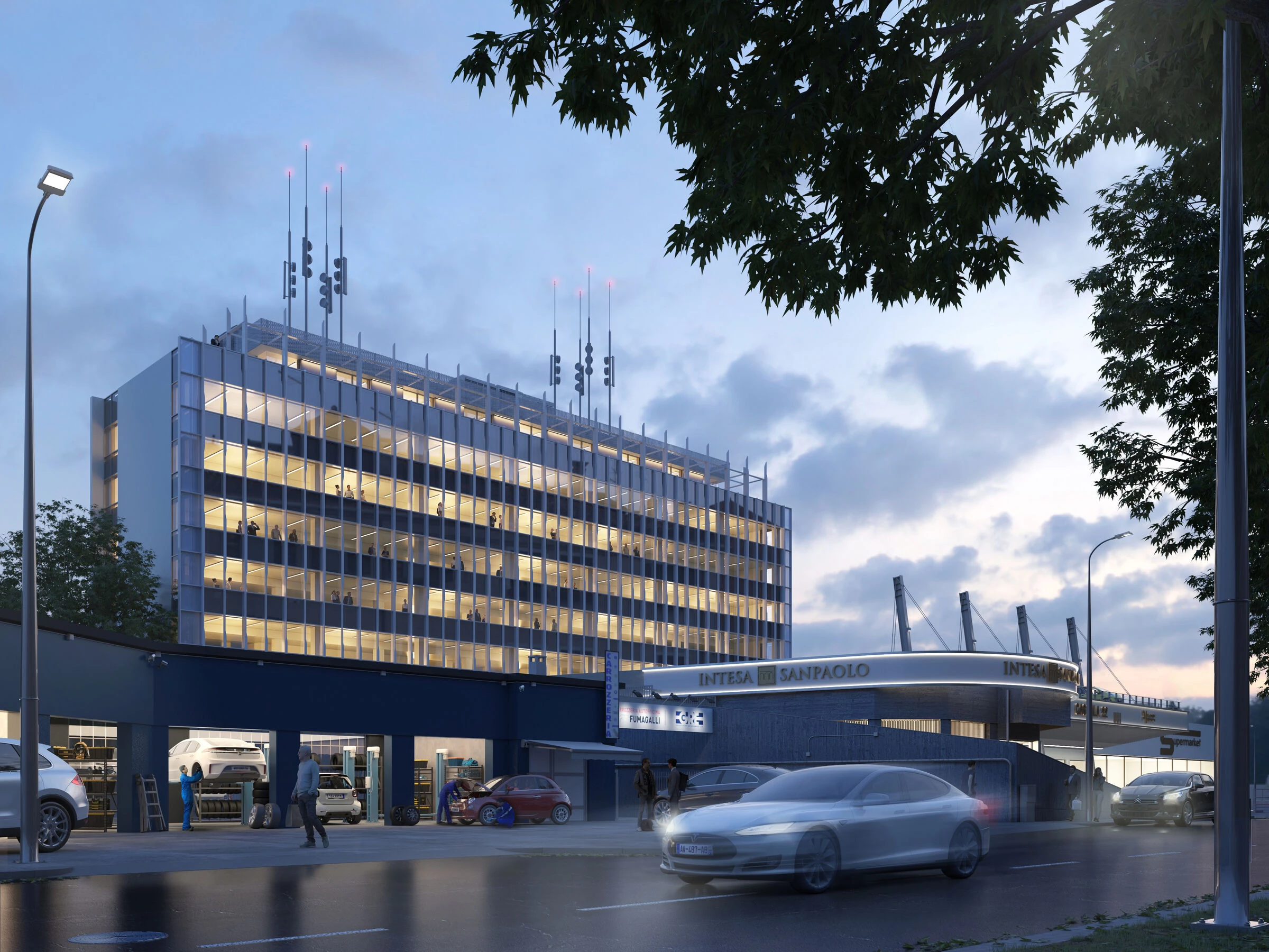 米兰 Cassala 22 办公楼绿色翻新丨意大利米兰丨Vittorio Grassi Architects-11