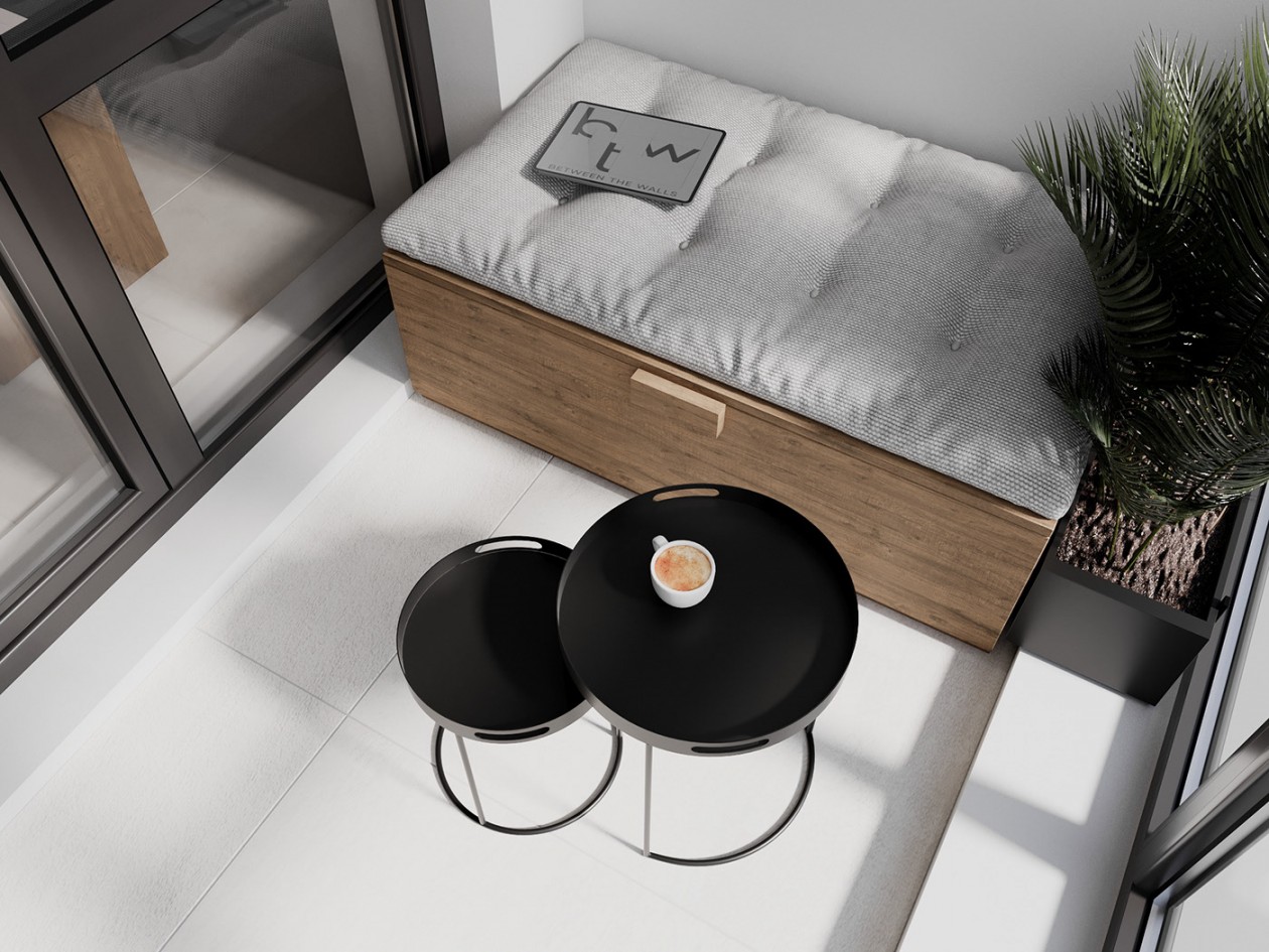 乌克兰 48.8㎡工业风质感公寓-15