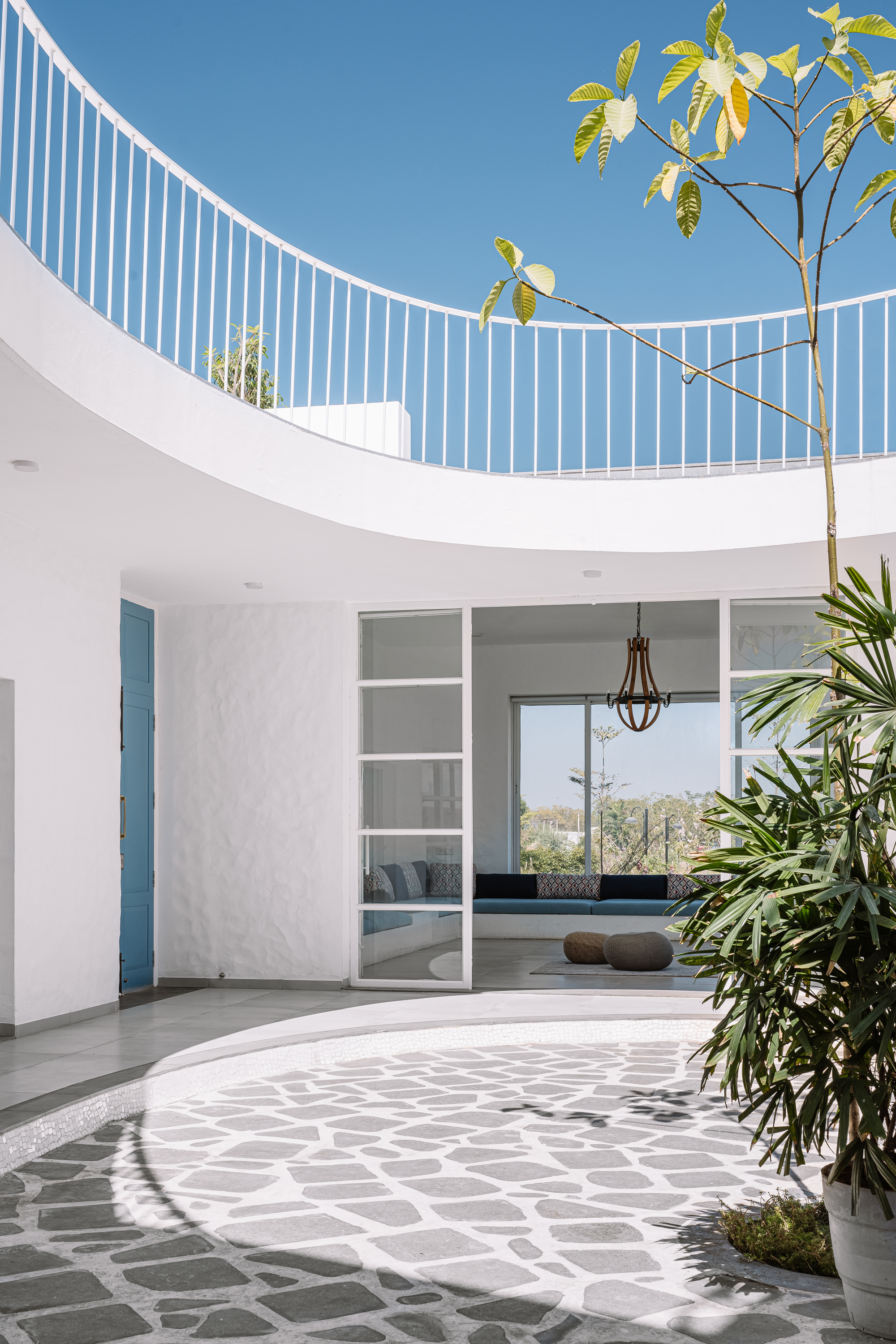 草地中的周末度假屋丨印度丨SAK Designs-14