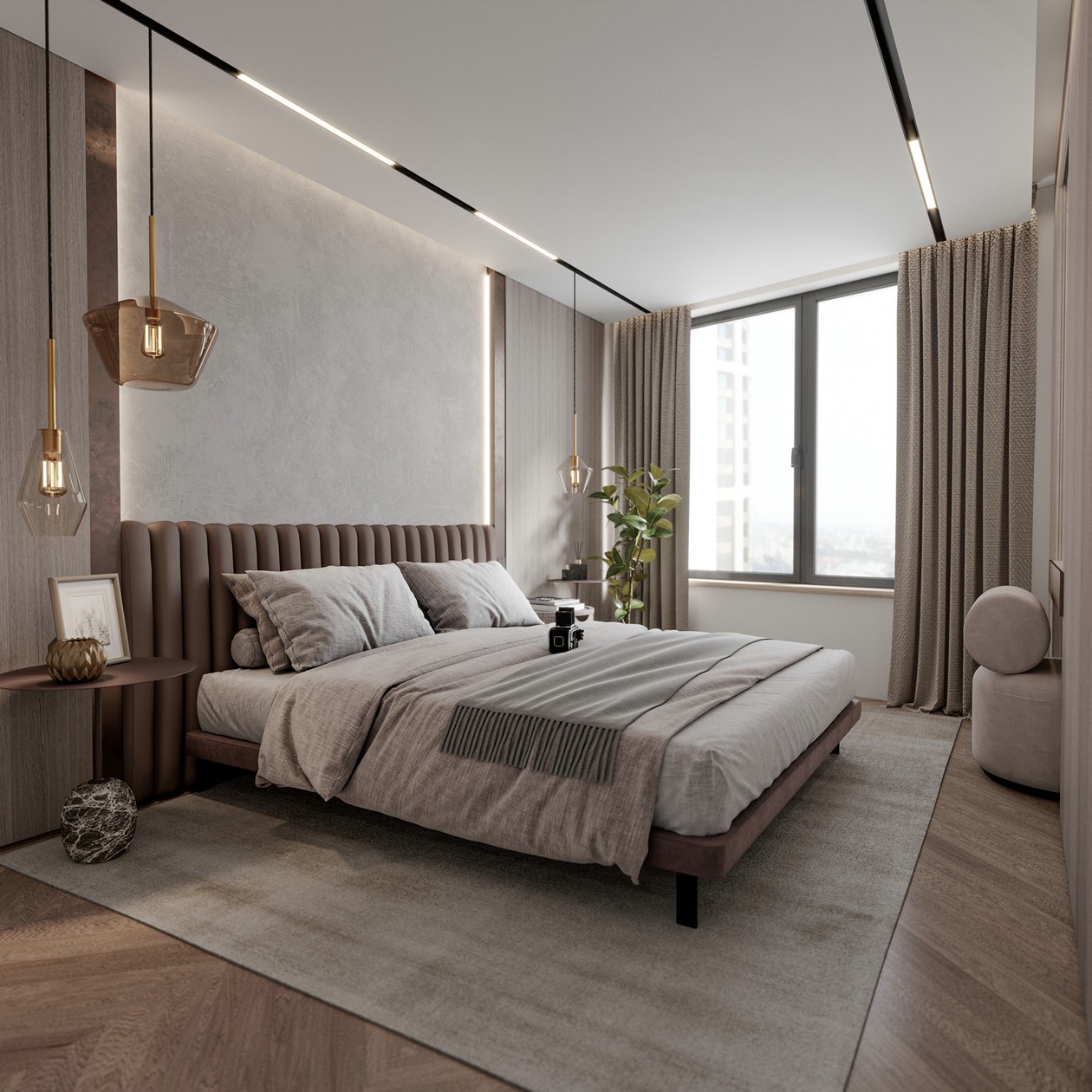 圆润流畅的线条构建出舒适的住宅空间-8