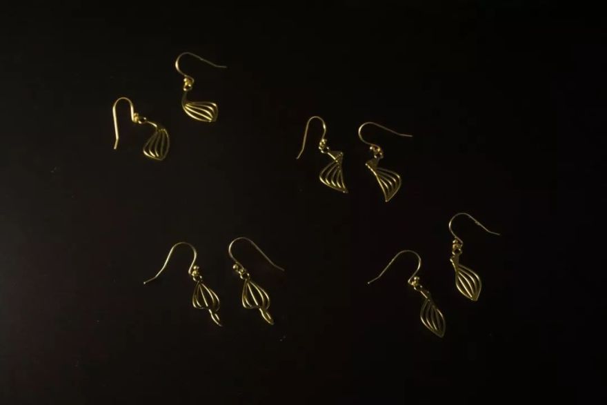 动态舞韵凝固于黄铜耳坠——造么【舞系列】-17