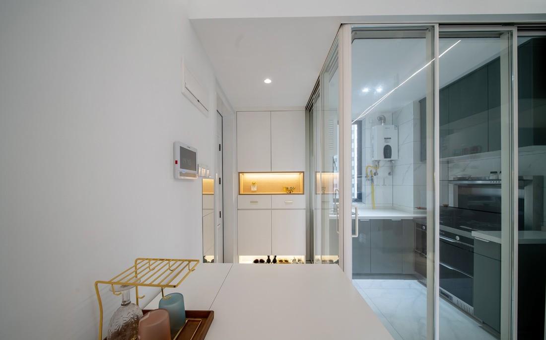 北欧马卡龙色装修 | 小空间大视觉，恰到好处的舒适与实用-18