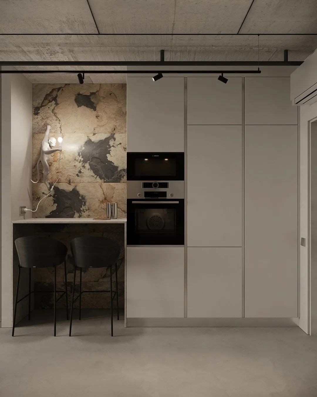 26㎡独居小宅设计丨Nastia Perchyk-15