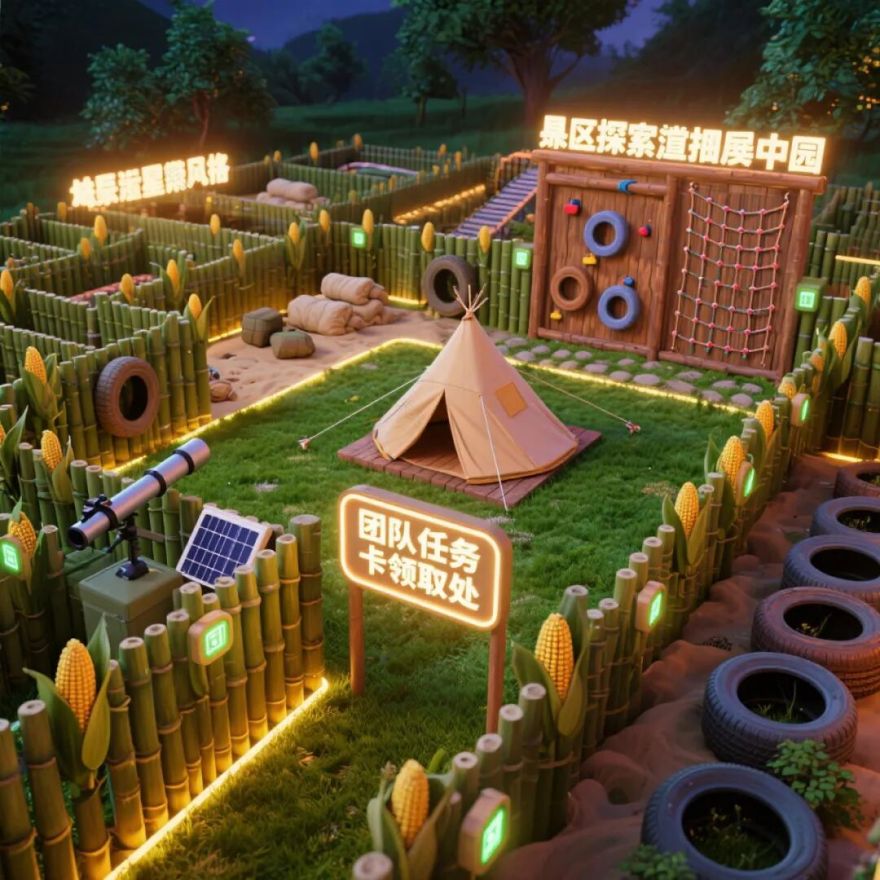 60亩地亲子教育研学基地规划方案:六大核心区打造沉浸式自然课堂-84