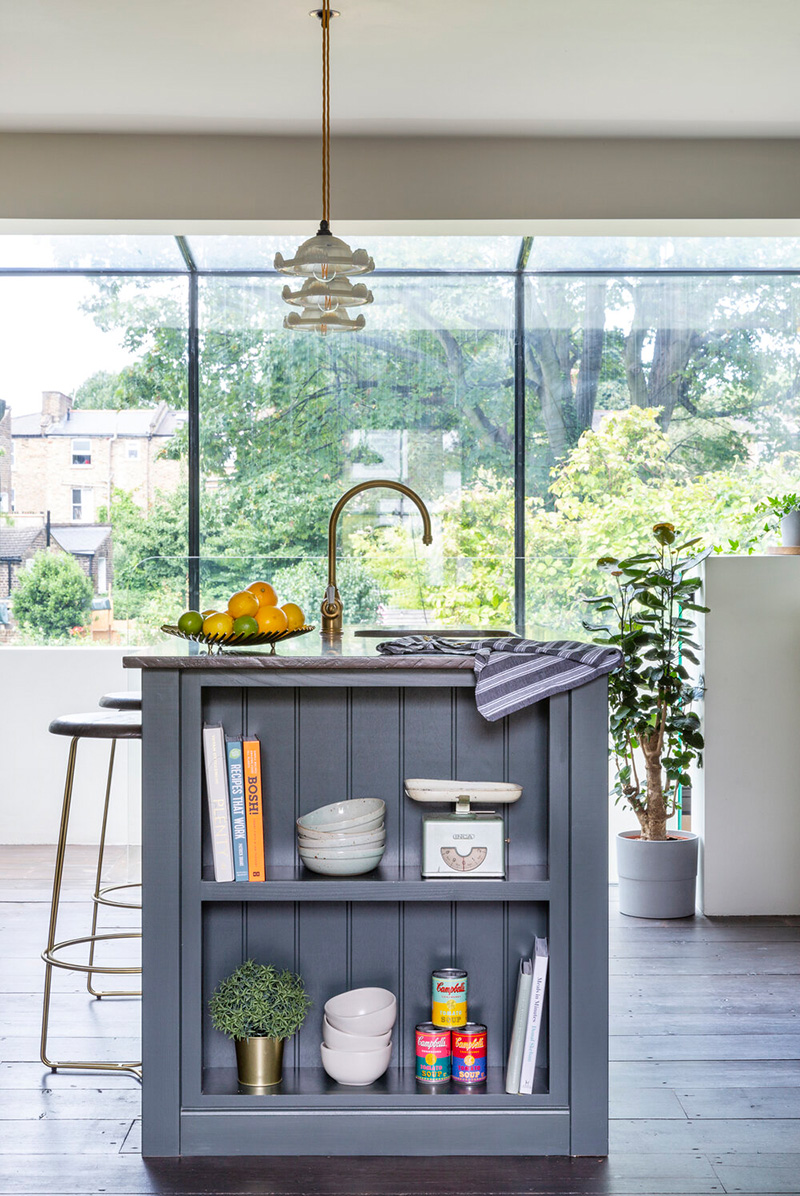 伦敦设计师之家 | 创意混搭打造四居室-25