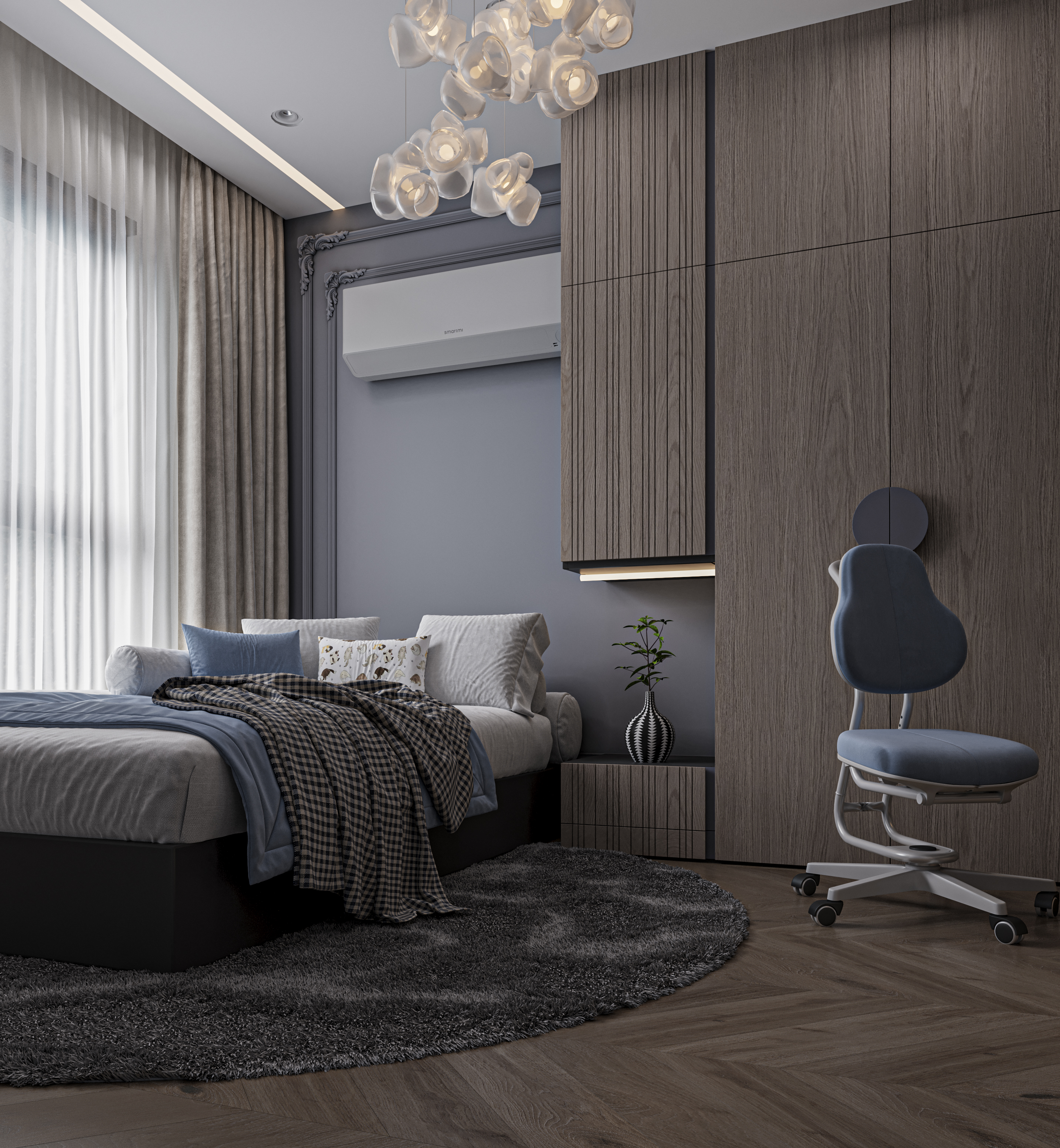 BOY ROOM 室内设计丨Maria Maged-10