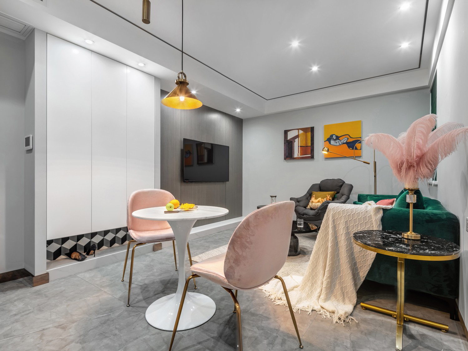 芜湖68㎡新锐混搭风格的住宅-6