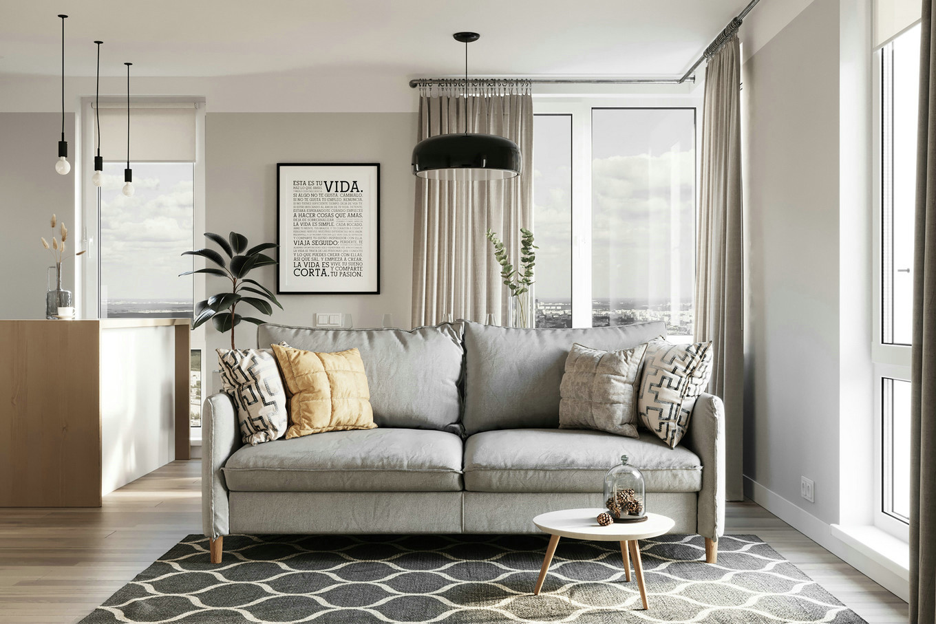 北欧风居家设计，舒适自然的生活空间-38