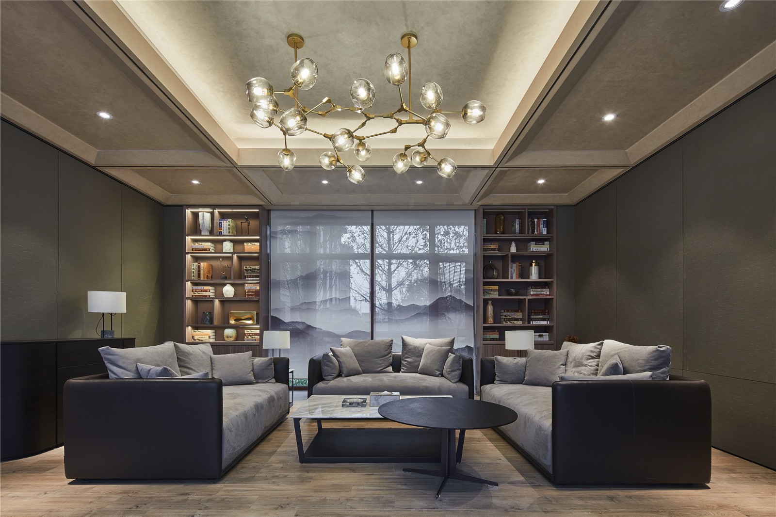 盘锦天格·锦翠书院双拼合院售楼处丨中国盘锦丨沈阳翡冷翠装饰工程有限公司-39