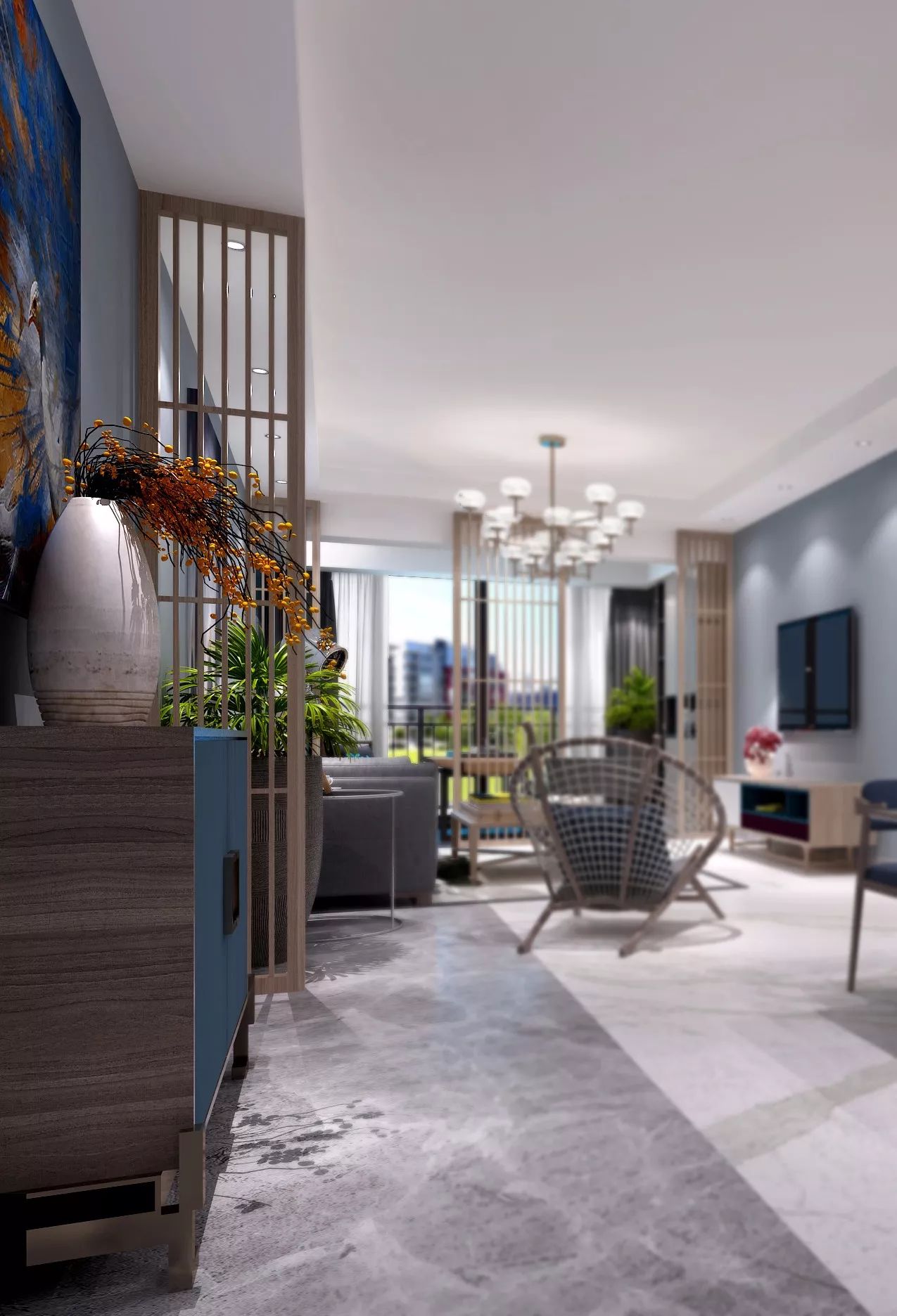 彰泰名都 95㎡简约宜居空间,品之筑设计诠释生活美学-46