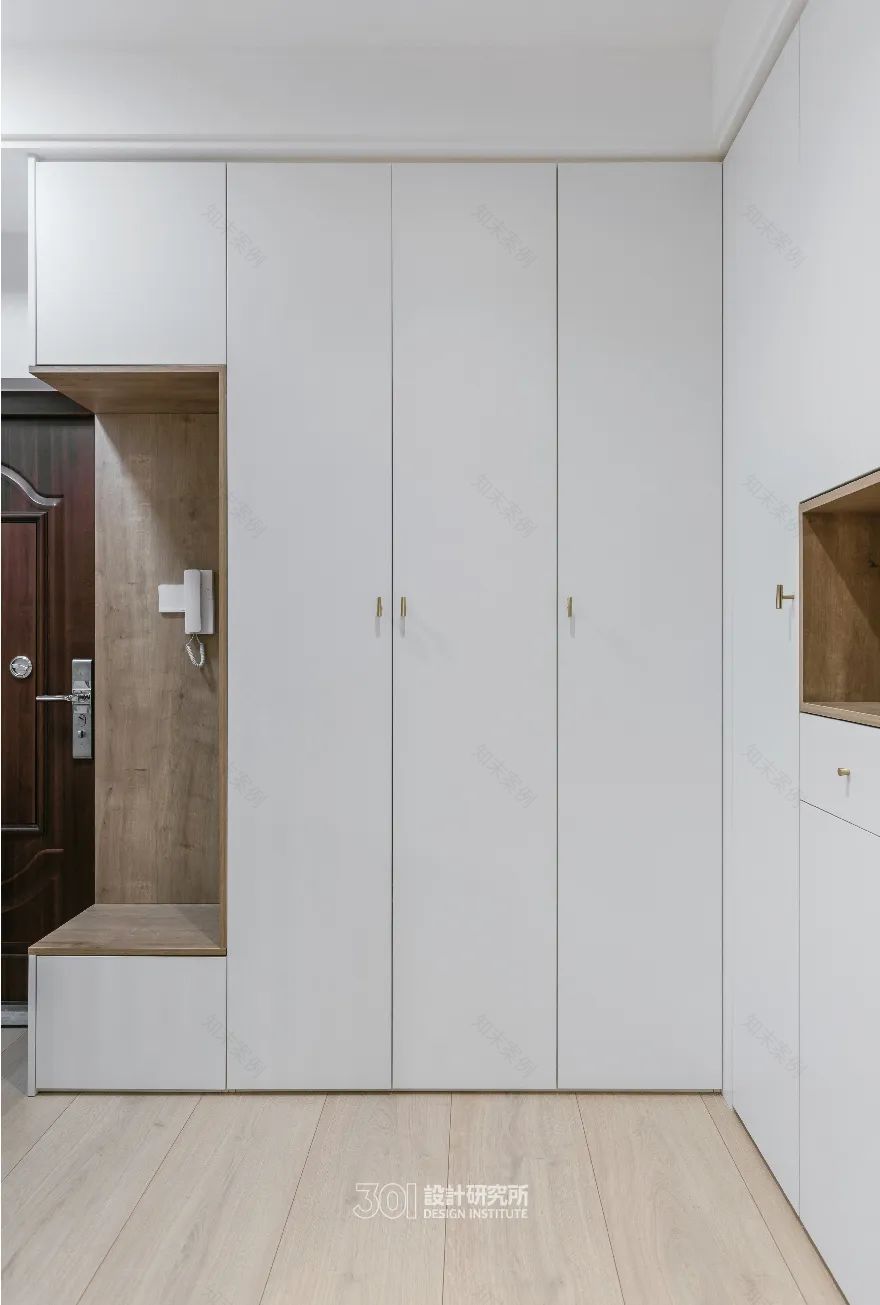 78 平米北欧风之家 | 墨绿背景墙的稳重与雅致-15