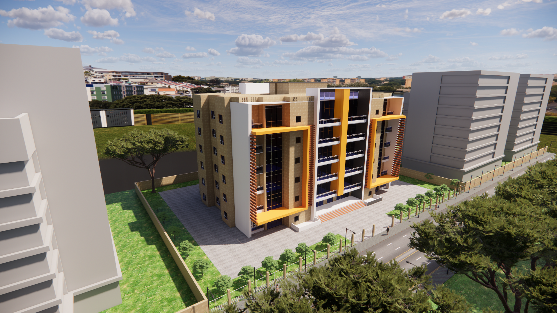 Residential building consisting of 6 floors-3