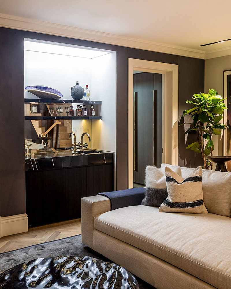 伦敦诺丁山英式豪华联排别墅设计-34