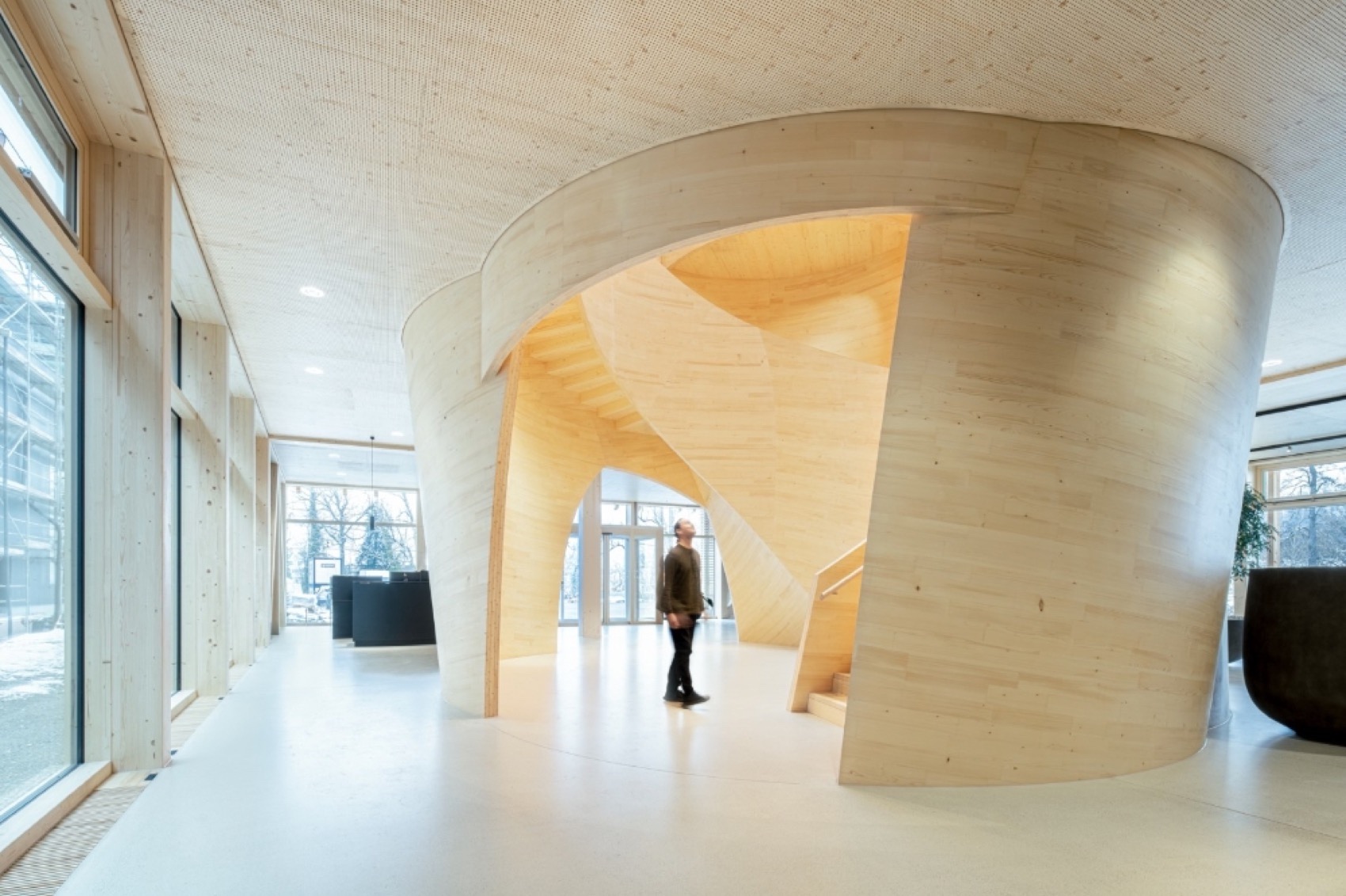 Blumer Lehmann总部中庭丨斯图加特大学计算设计与建造研究所,K&L Architekten事务所-18