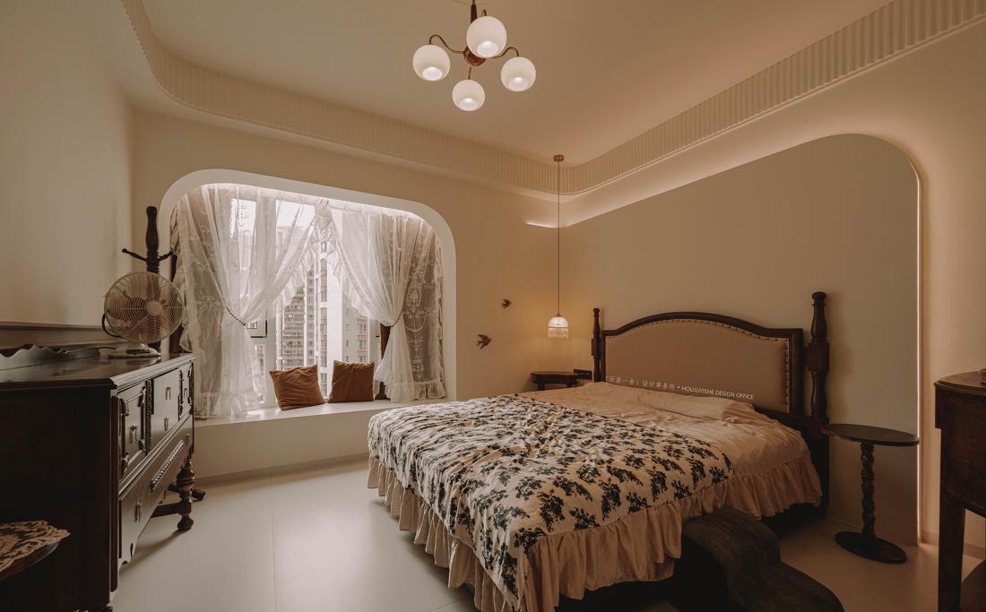 复古风情家居设计丨中山设计-67