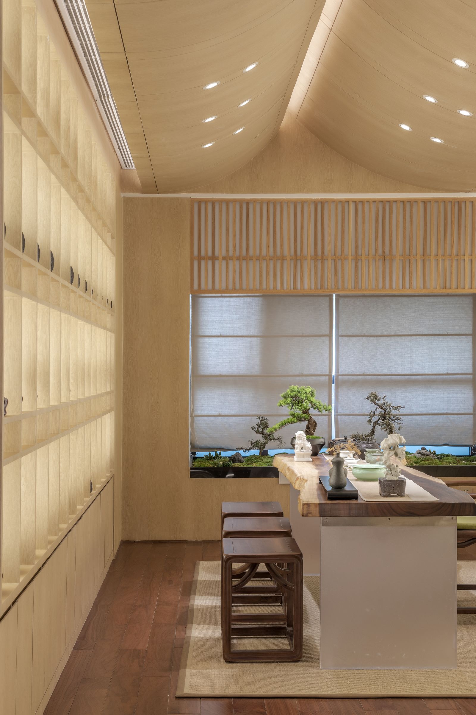 新中式茶室丨中国周口丨运成设计-13