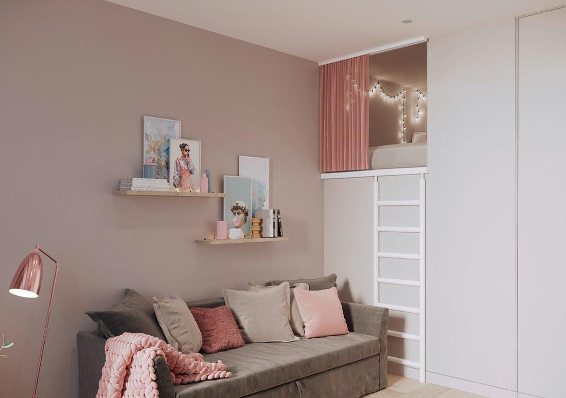 蓝色与金属元素打造的现代家居设计-33