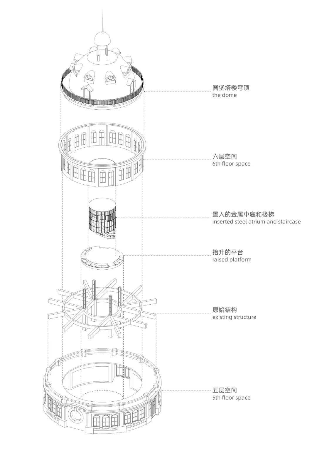 民众乐园圆堡塔楼丨中国武汉丨Basistudio本所设计-24