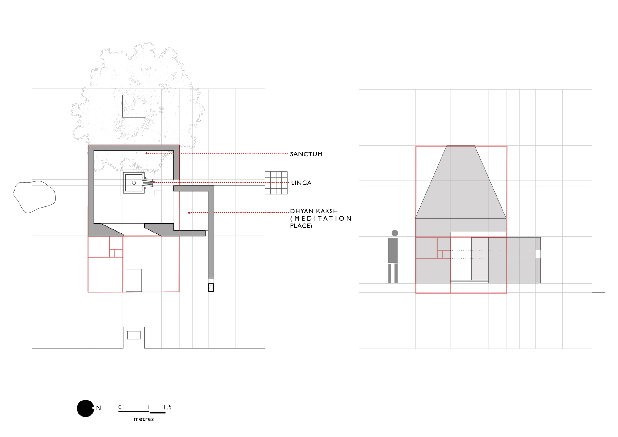 特乔林光辉寺丨印度丨Karan Darda Architects-40