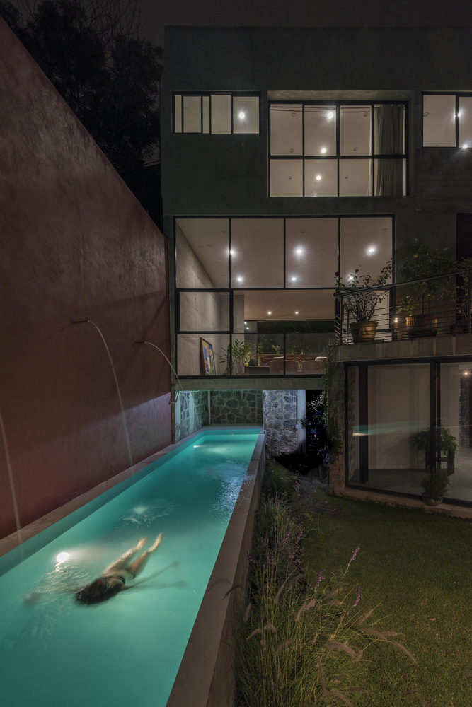 墨西哥城火山石住宅-40