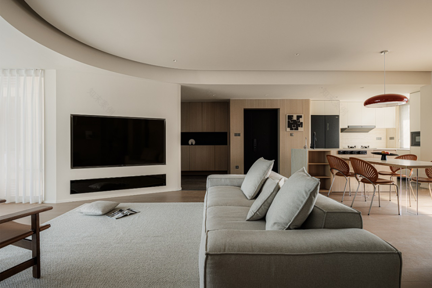 简约原木风:自由无界的理想家丨予上设计-8