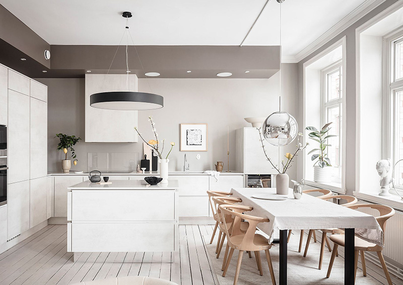 哥德堡鼓舞人心的宽敞米色公寓-7