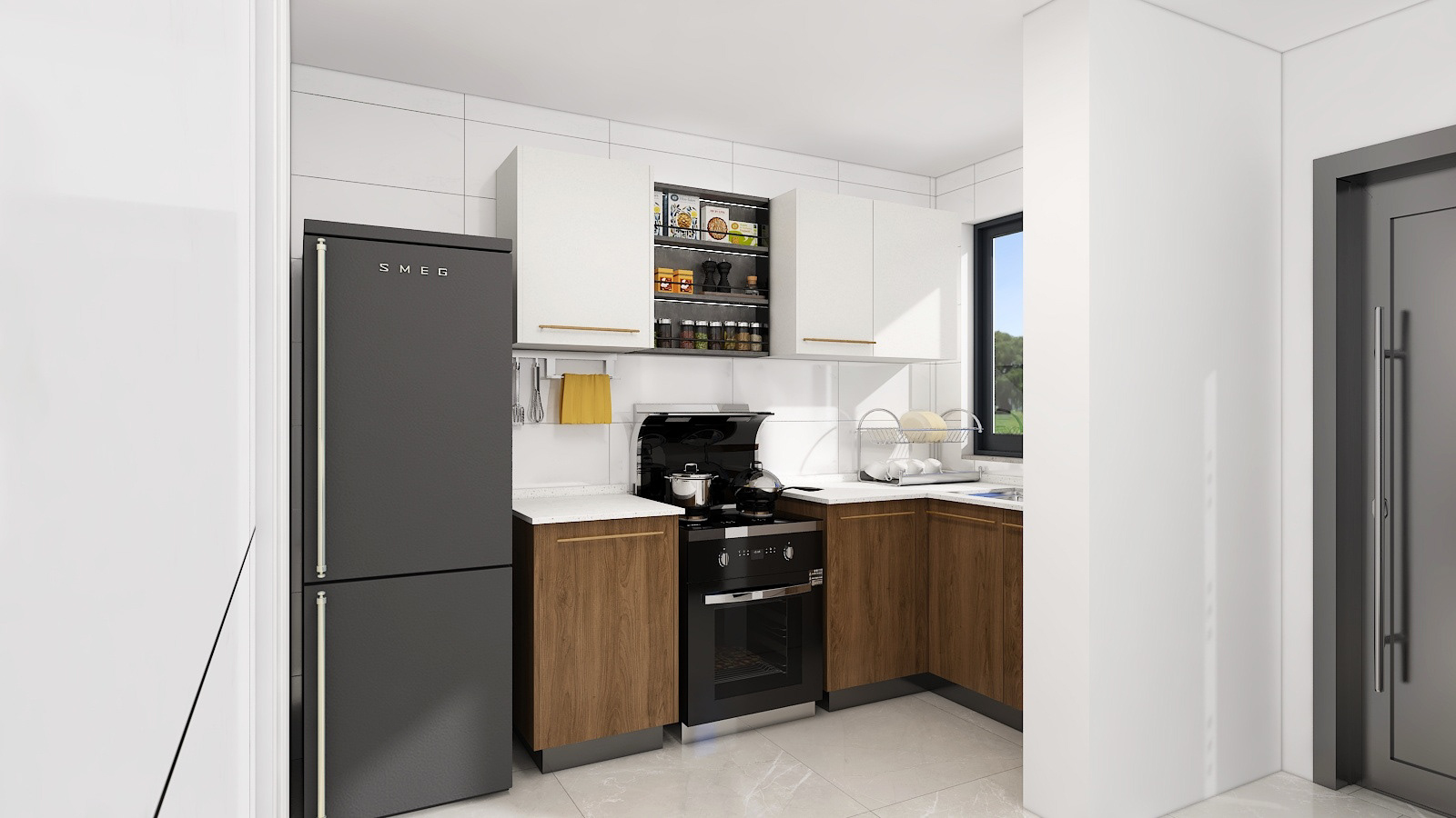 现代小型厨房设计-12