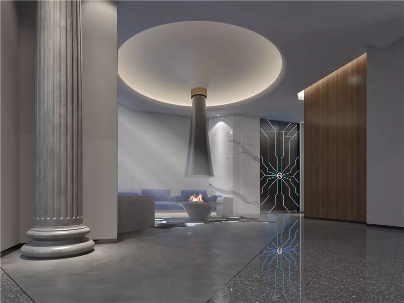 中海铂宫私宅别墅——现代简约与蒙德里安的完美融合-15