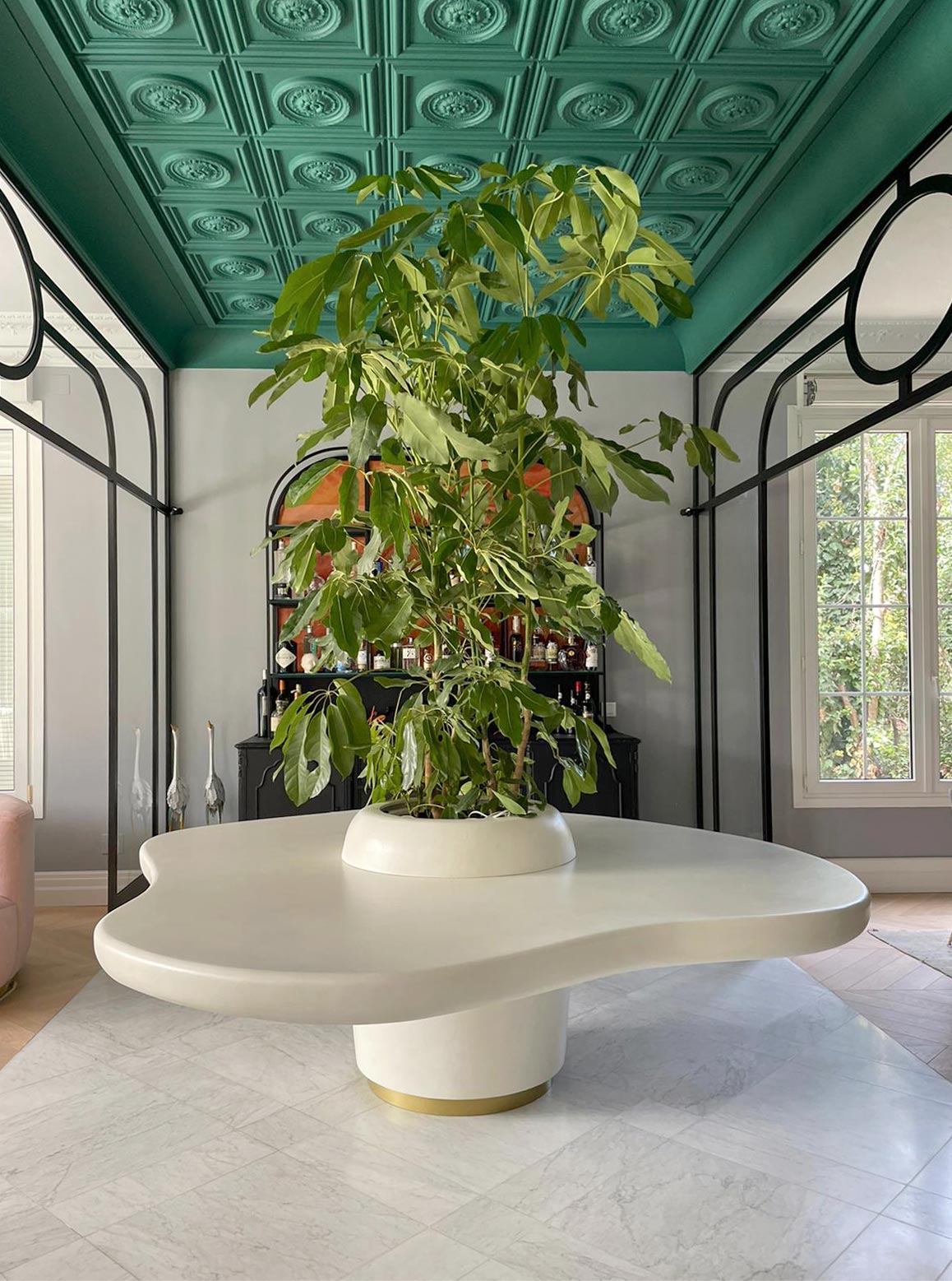 Mesa paramétrica（参数化桌子,花架）丨西班牙马德里丨EXarchitects-7