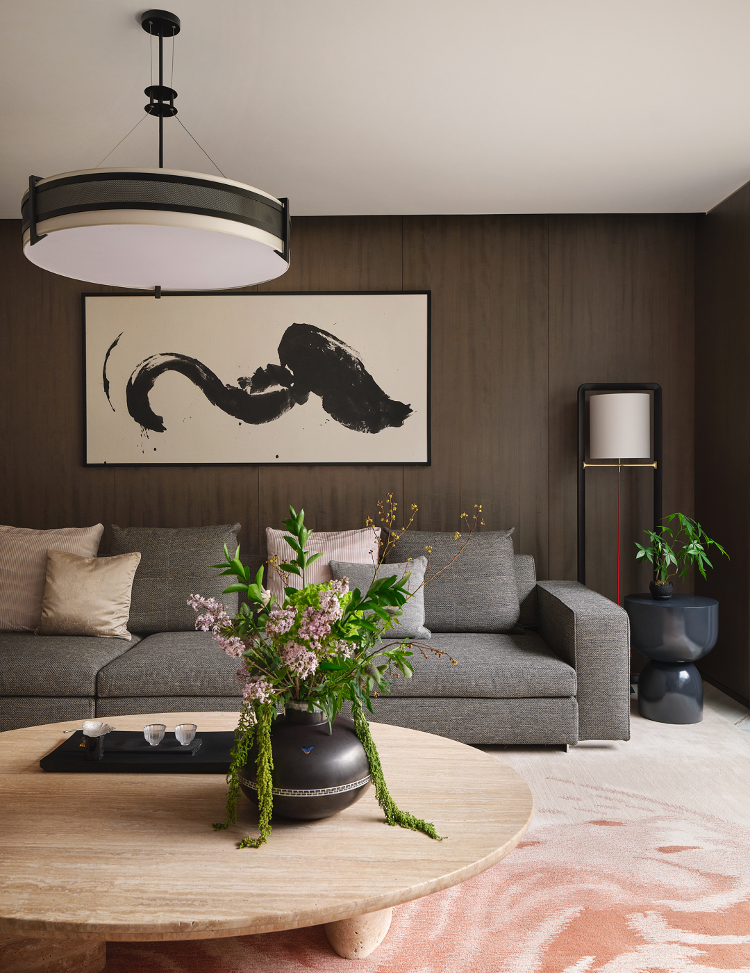 银杏汇湘湖天境 新中式挑空别墅丨中国杭州丨H.N.LIN空间美学馆-97