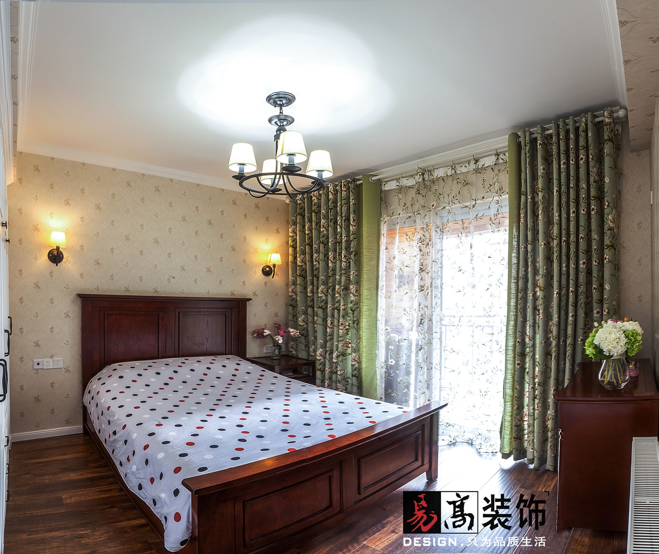 96 平米美式三室两厅，易高装饰打造不一样的空间-15