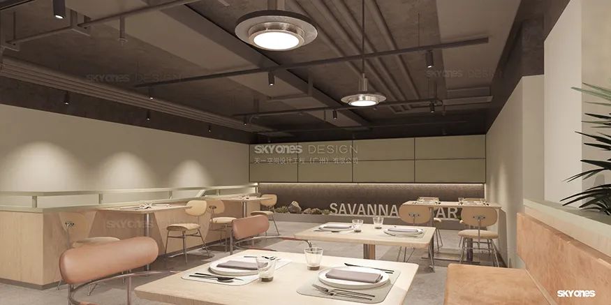 【SKYONES 作品】SAVANNAH餐吧系统空间设计-27