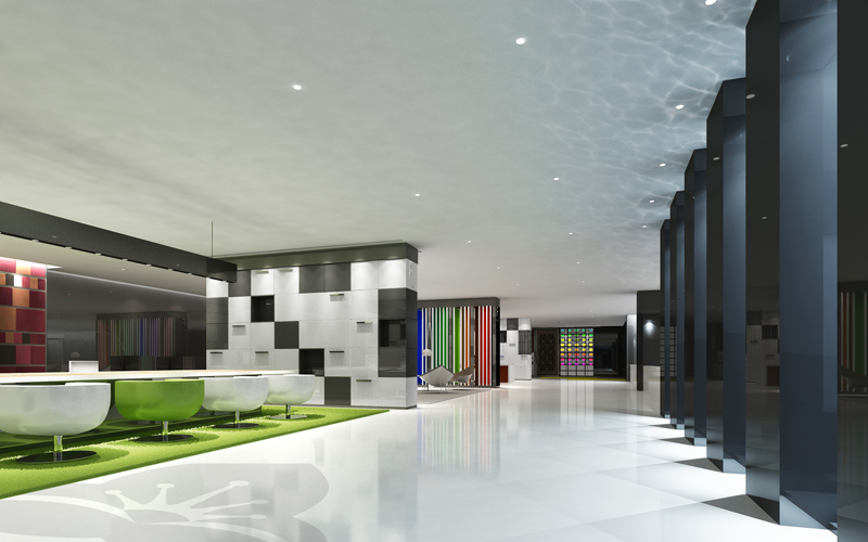 威海山花地毯展厅装饰工程-10