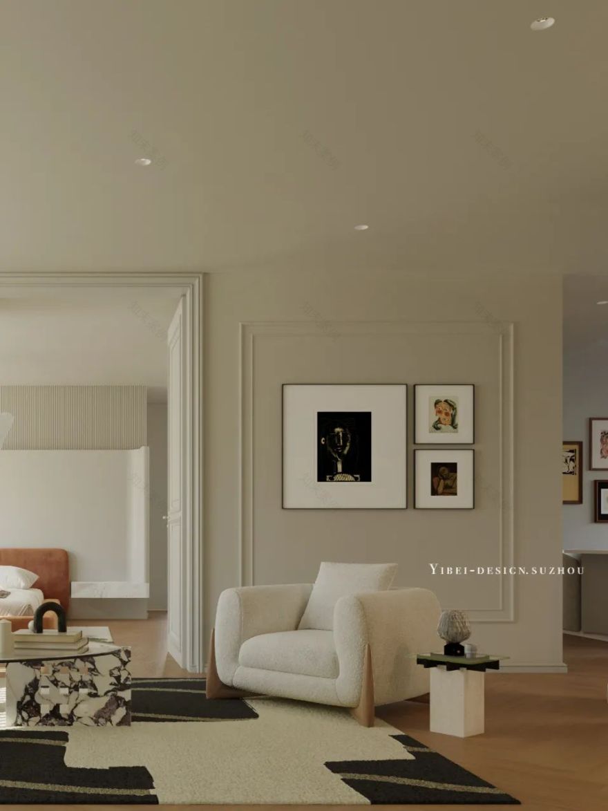 感知法式的美好 · 家装设计丨中国苏州丨YIBEI DESIGN-1