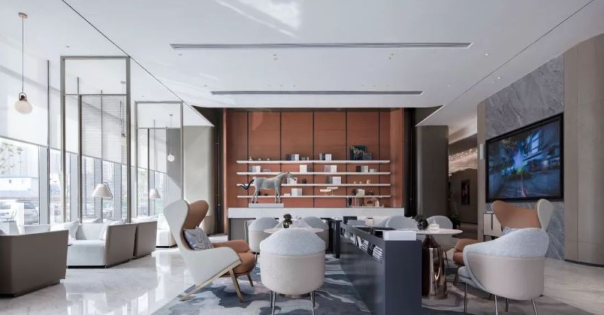 株洲伊景湾营销中心——现代与传统交融的沉浸式空间设计-56