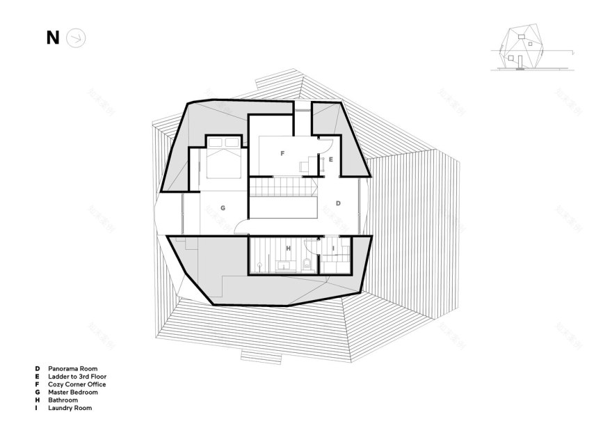 芬兰“陨石”住宅丨芬兰拉赫蒂丨Ateljé Sotamaa-54