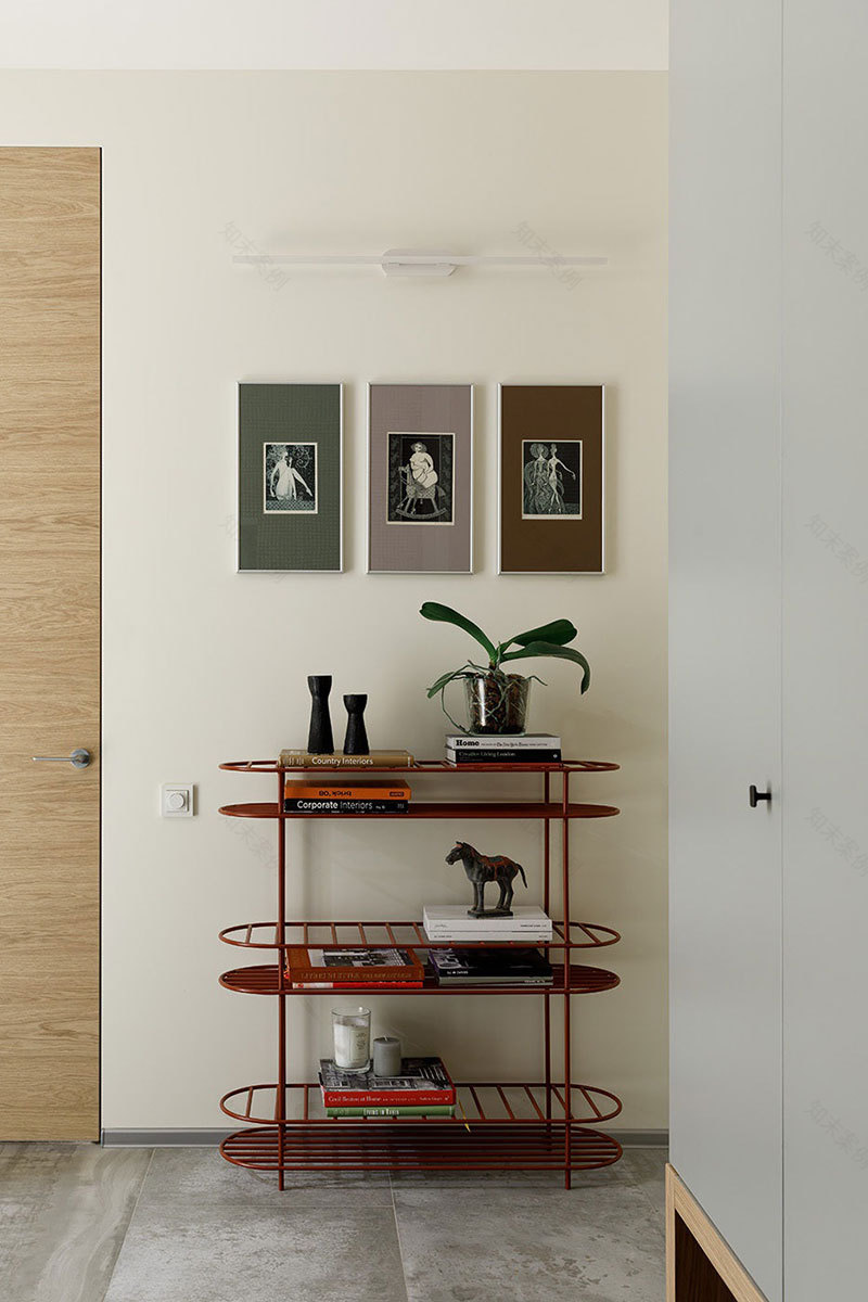 圣彼得堡独特格局现代公寓设计-12