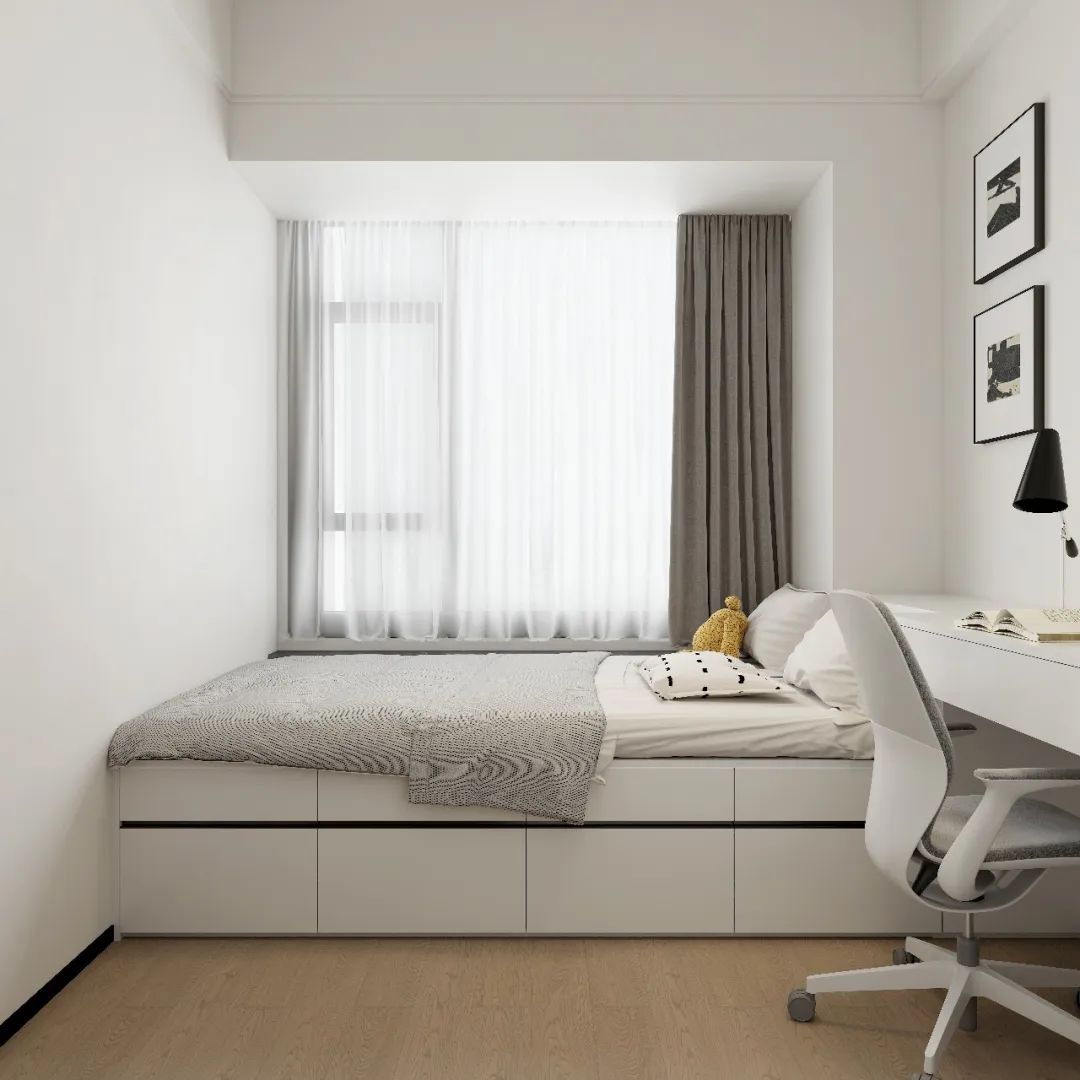 万科城市之光奶油风三居设计丨中国广州-44