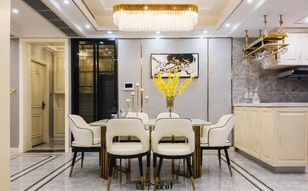 轻奢改造,八角玄关、开放式厨房打造现代宜居空间-30