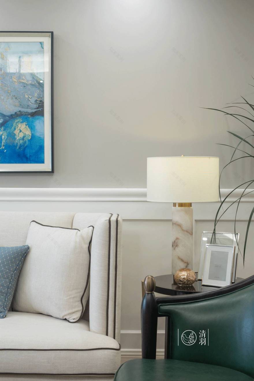 优雅知性,成都 180 平米美式四居室设计-32