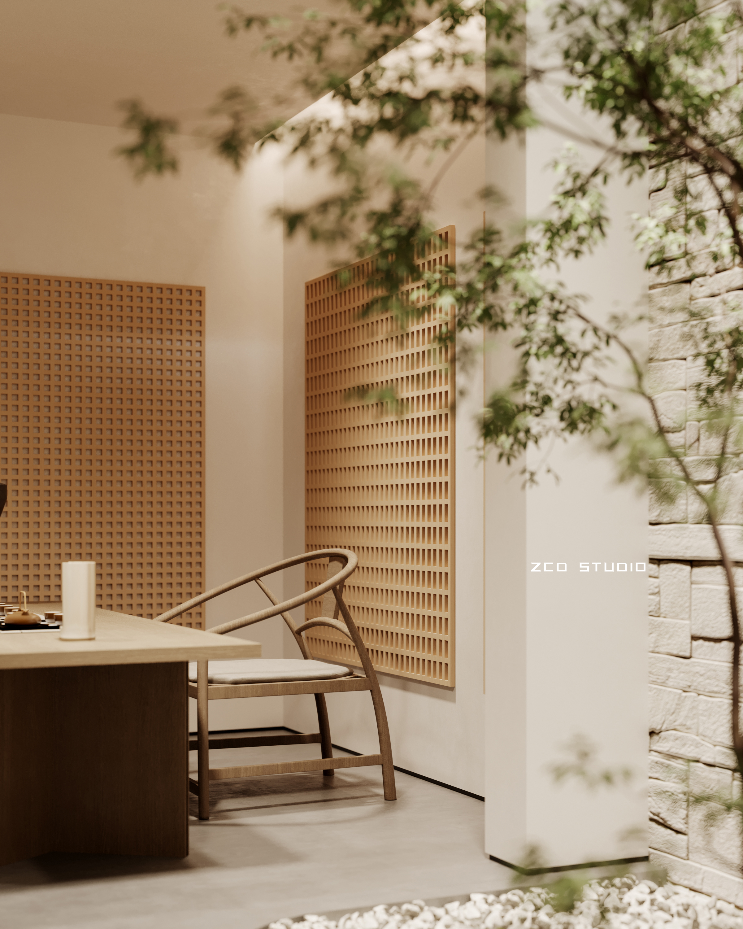 融合自然元素的 3Dmax CR5.2 室内设计案例-27