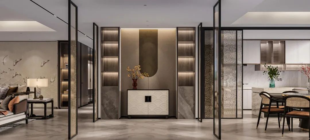 柳州中海·天钻 247m²大平层设计丨中国柳州丨CHY 陈鹤一室内设计研究院-14