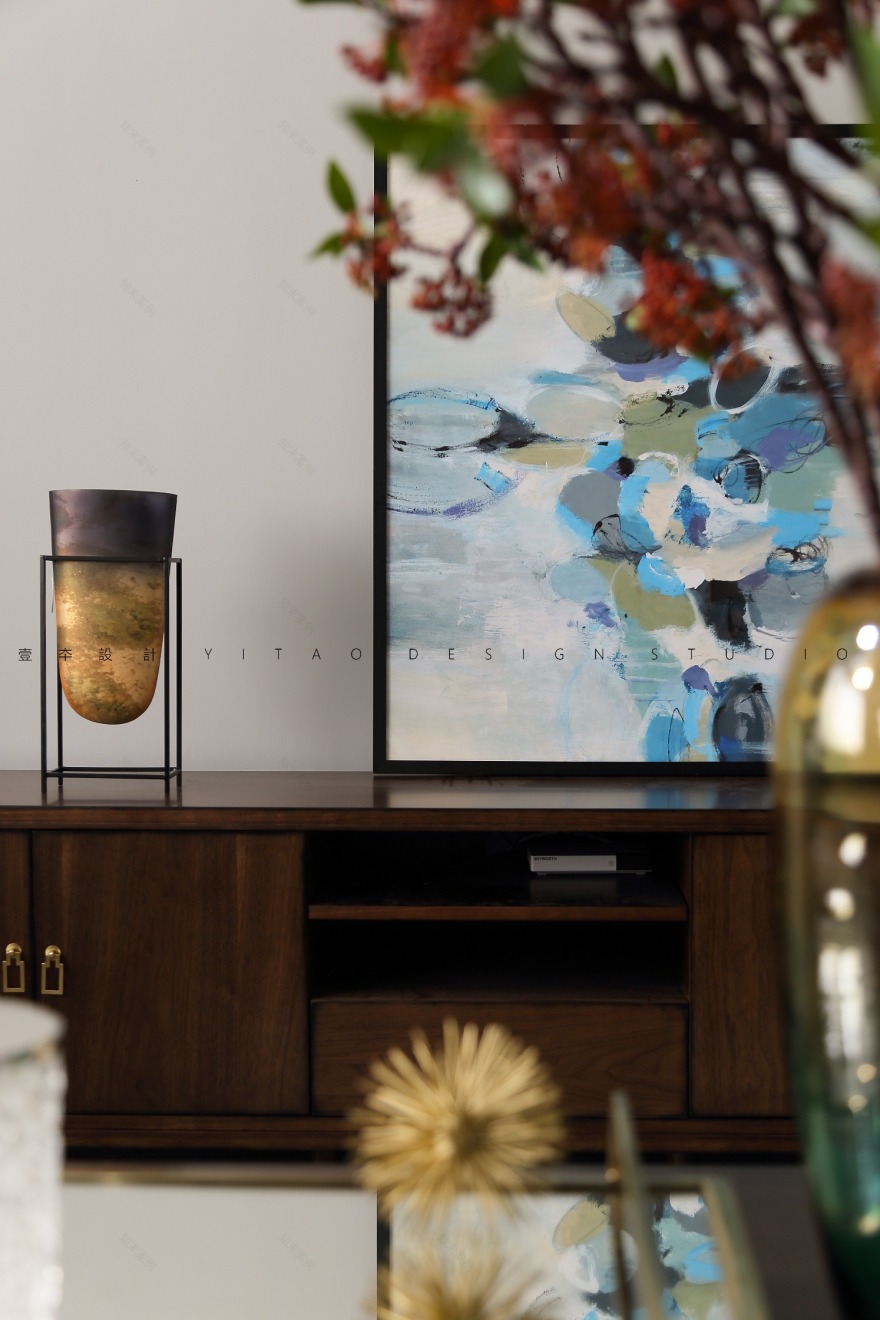 壹夲設計 |『秋实』五矿晏山居简约美式-50