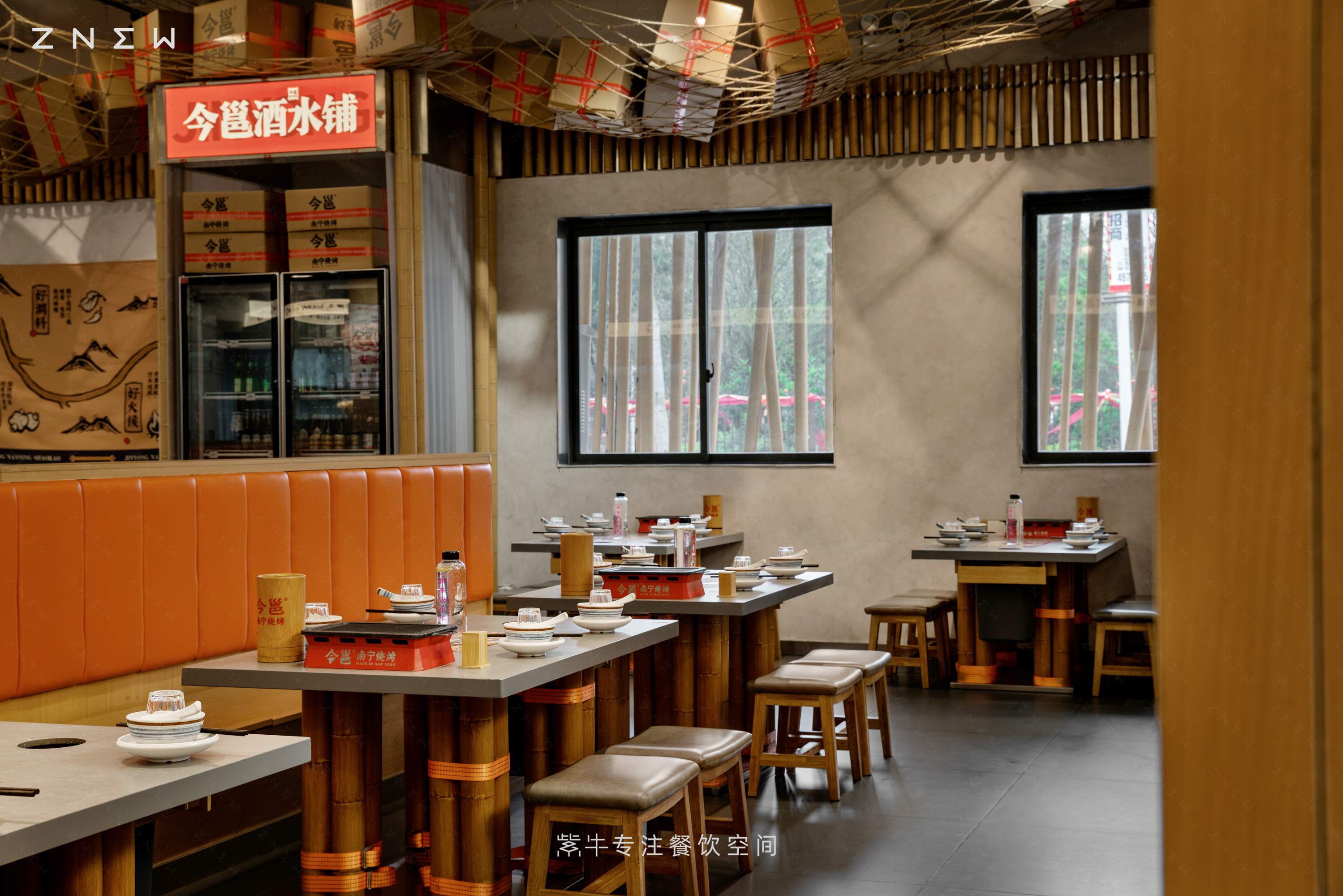 今邕南宁烧烤（亭子码头店）丨中国南宁丨紫牛餐饮空间设计-16