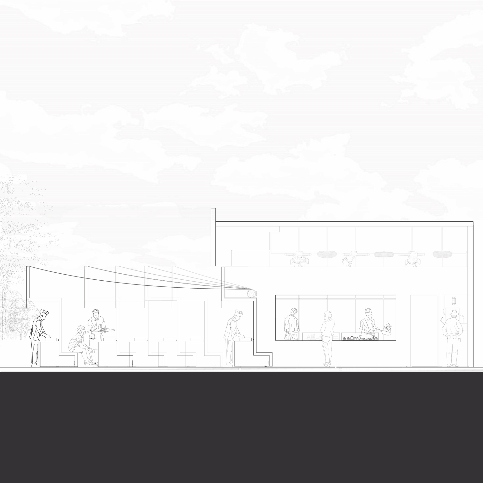 步行天篷（3ra 咖啡小酒馆）丨伊朗丨Paad Architects-14